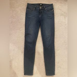Paige Blue Skinny Jeans Size 27